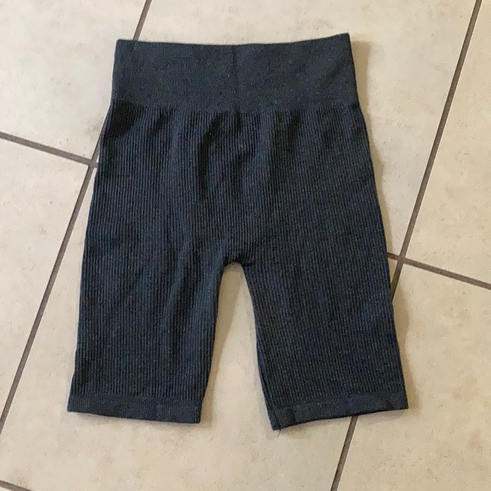 Working out biker shorts One size Dark green
